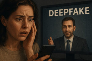 Publik Khawatir Deepfake (Bing AI/Posegi.id)