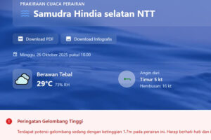 Informasi Peringatan Gelombang Tinggi (BMKG)