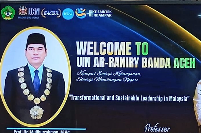 Rektor UIN Ar-Raniry, Prof. Dr. Mujiburrahman, M.Ag