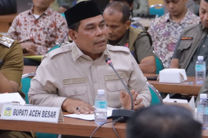 Rentan Bencana & Krisis Air, Bupati Aceh Besar Minta Dukungan Penuh BNPB