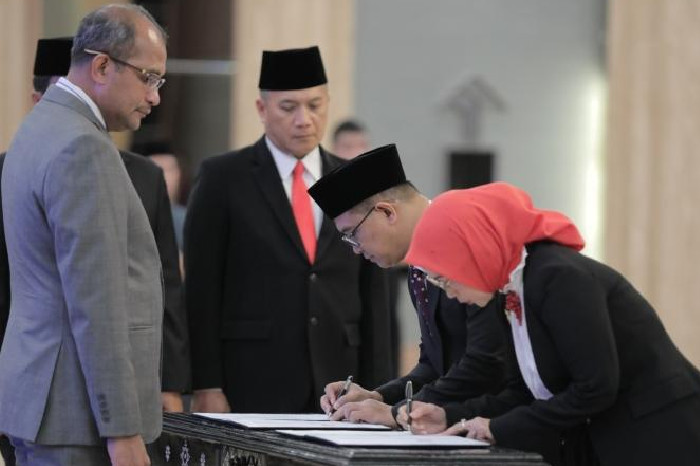 Wamenkum Lantik MPPN-MKNP 2025 (Kemenkumham NTB)